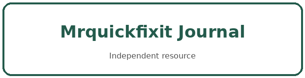 MR Quick Fix It logo